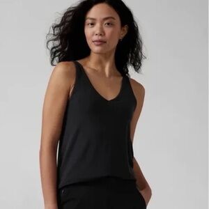 Athleta Essence Support Tank Black Camisole Size XS